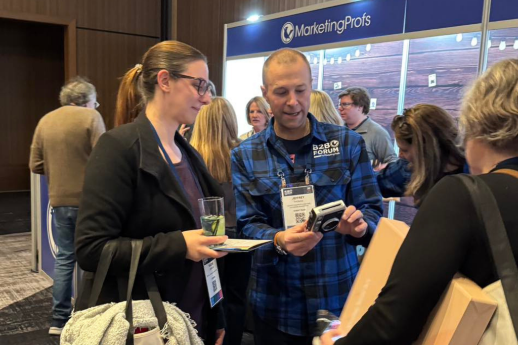 Delegates networking at the 2025 MarketingProfs B2B Forum