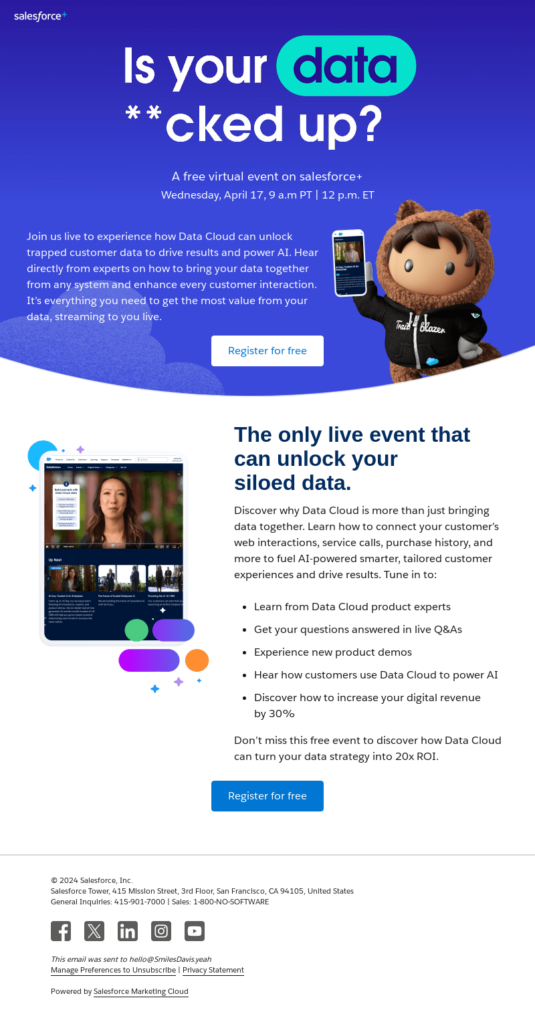 email marketing sample