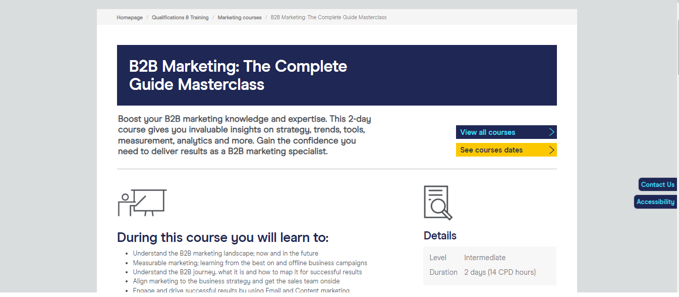 B2B Marketing: The Complete Guide Masterclass by IDM