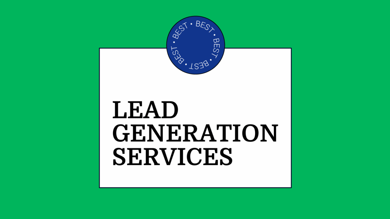 Lead generation services generic best of