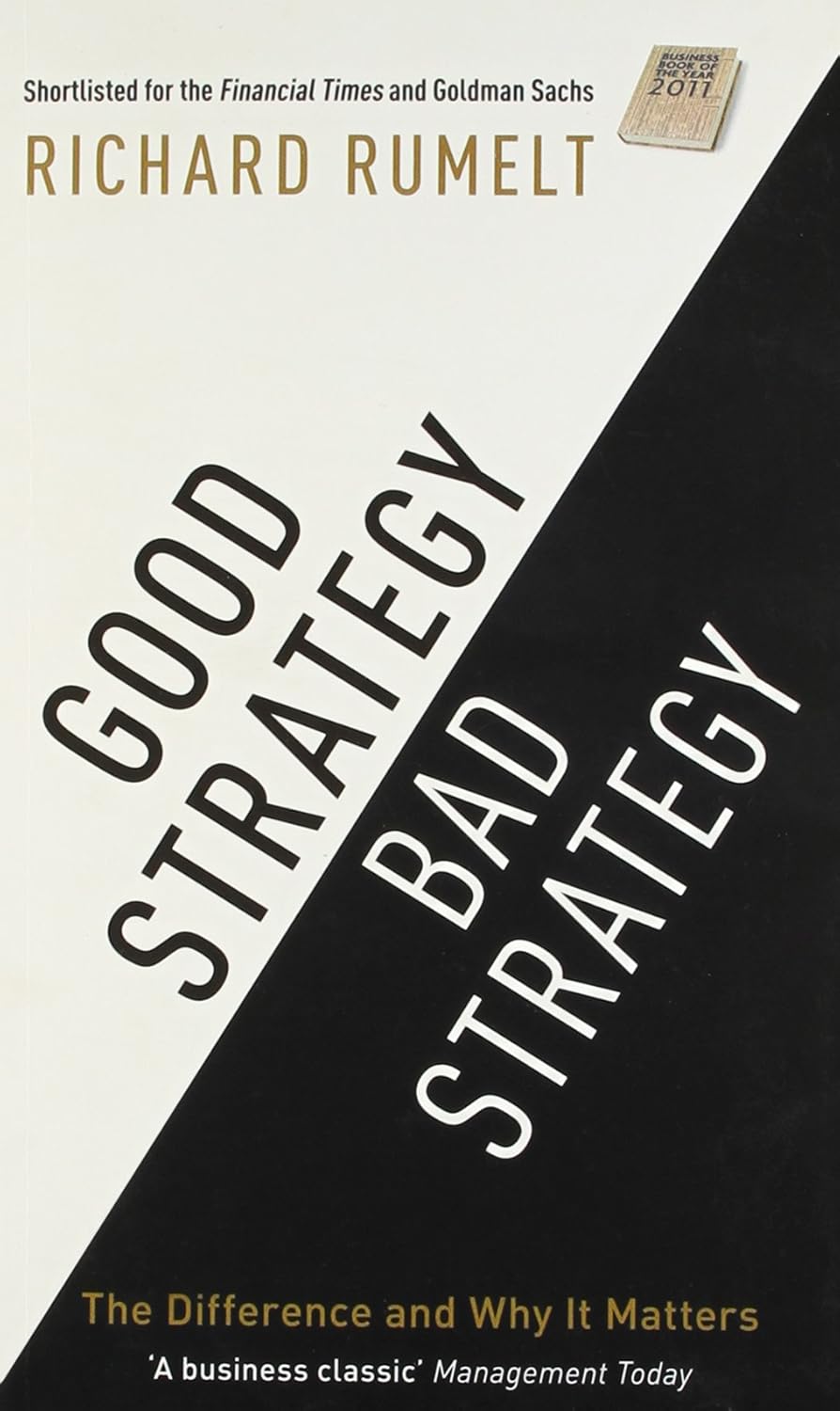 Good Strategy Bad Strategy by Richard Rumelt best books for business strategy