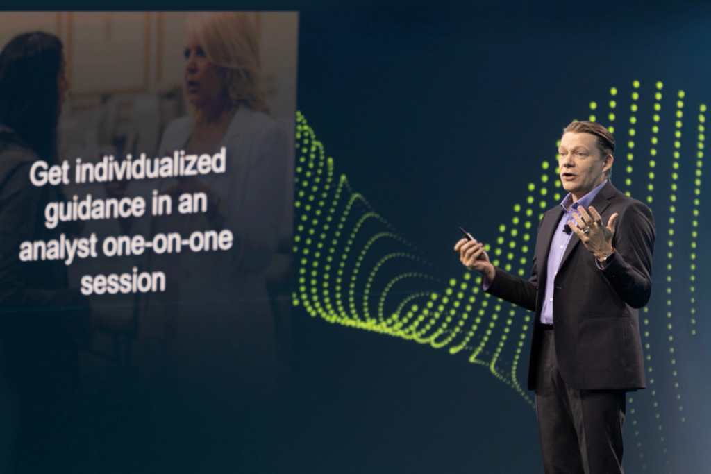 Dave Frankland, Research Director at Forrester, speaking at the B2B Summit North America 2025