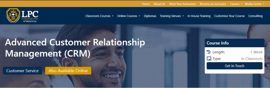 Advanced Customer Relationship Management (CRM) course