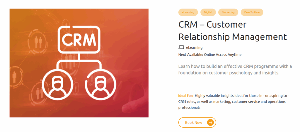 CRM – Customer Relationship Management course