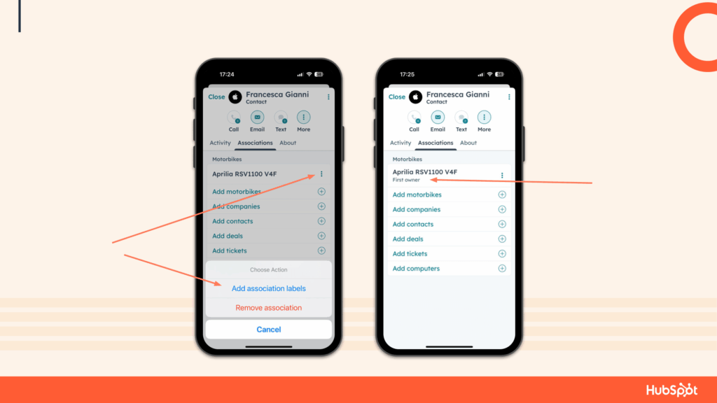 HubSpot Mobile or Multi-Location Support screenshot