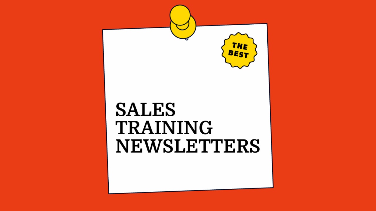 Sales training newsletters generic best of 86124