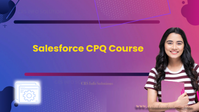 Salesforce CPQ Course website screenshot
