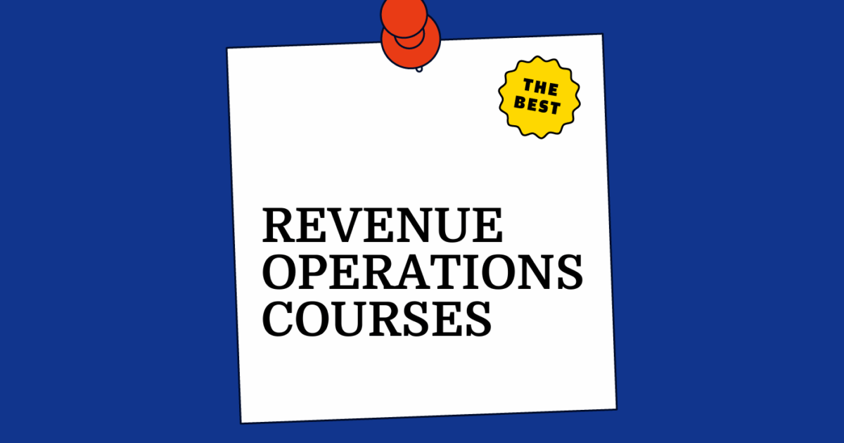 15 Revenue Operations Courses to Take in 2026