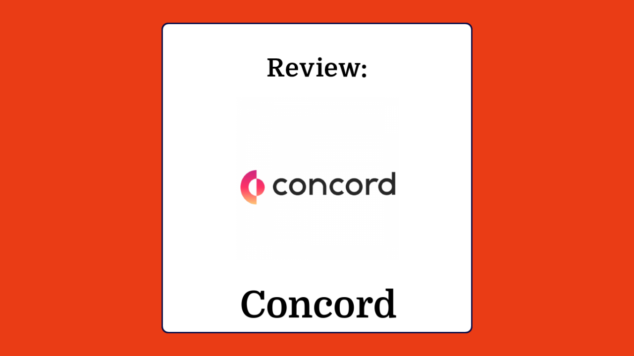 Concord Product Review 60847