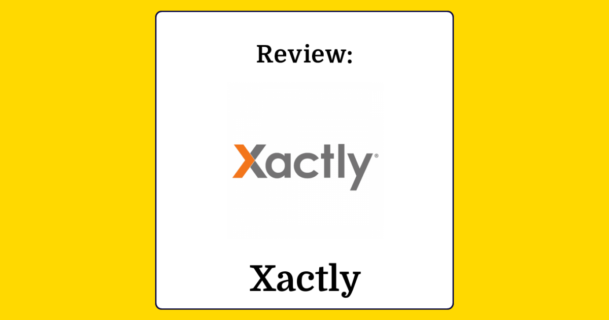 Xactly Review: Pros, Cons, Features, and Pricing Breakdown