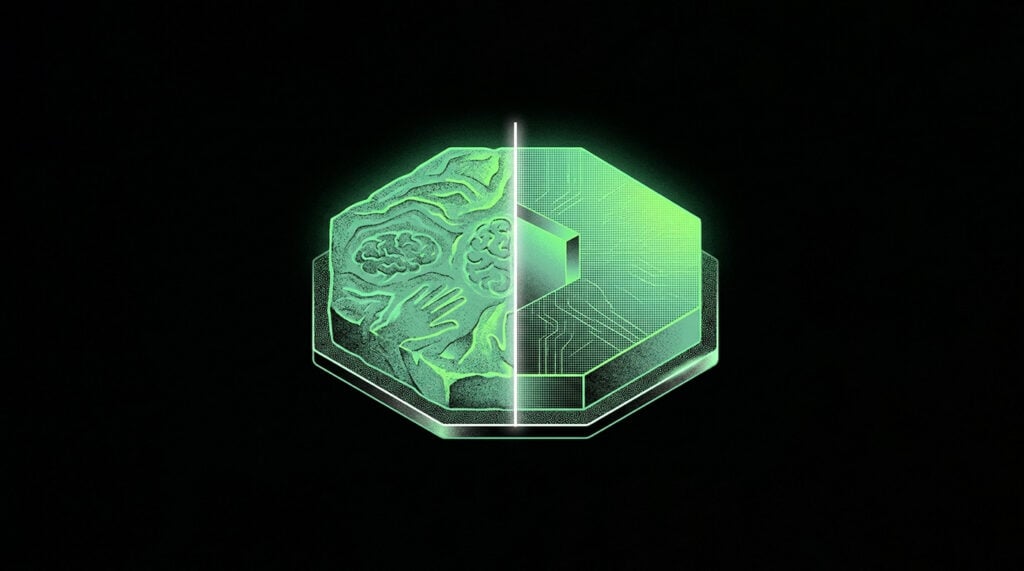 The delineation between human work and AI work
