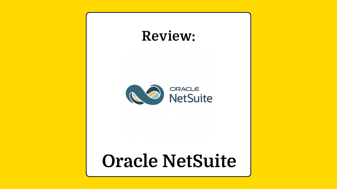 Oracle netsuite Product Review 50218